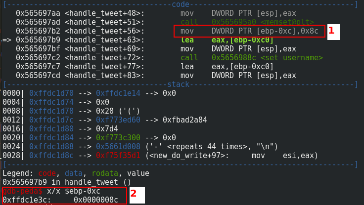 Initialization of msglen