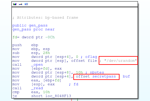 devrandom password